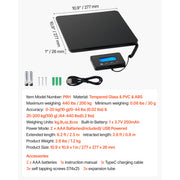 Charger l'image dans la visionneuse de galerie, SucceBuy Pèse-lettres numérique 200 kg/440 lbs Précision double 10 g/100 g avec fonction Tare/Maintien pour colis et affranchissement

