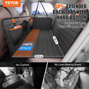 Charger l'image dans la visionneuse de galerie, SucceBuy Back Seat Extender Dog Car Seat Cover for Back Seat Bed with Mesh Window and Storage Pocket Supports 350lbs Dog Hammock
