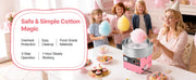 Charger l'image dans la visionneuse de galerie, SucceBuy Cotton Candy Machine Commercial 1000W Electric Candy Floss Maker Easy Use with 15 inch Stainless Steel Bowl
