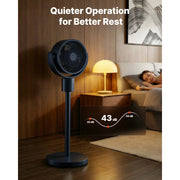Load image into Gallery viewer, Amocart 7in/9in/18in Pedestal Fan with DC Motor Remote Control 9/12 Speeds &amp; 3/4 Modes Adjustable Height for Home Living Room
