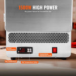 Amocart Tabletop Kiln Melter 1500W Electric Kiln 2192℉ Max Precise Control Stainless Steel Gold Melting Furnace Wax Casting