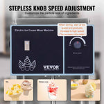 Amocart Ice Cream Blender High-Speed Ice Cream Maker Mixer Stir Machine Speed Adjustment Stainless Steel Ice Cream Shaker