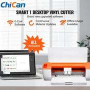 Load image into Gallery viewer, 【Upgraded】Amocart Vinyl Cutter  hine Compatible with iOS Android Windows   Bluetooth Connectivity DIY Cutting  hine for Cards D
