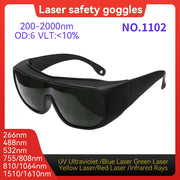 Load image into Gallery viewer, Laser Protection  laser glasses 10600nm OD6 UV400 532nm 808nm 1064nm Laser Safety Glasses IPL glases Laser Protective glasses
