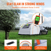 Load image into Gallery viewer, SucceBuy SUV Camping Tent, 8'-8' SUV Tent Attachment for Camping with Rain Layer and Carry Bag, PU2000mm Double Layer Truck Tent
