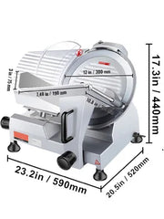 Charger l'image dans la visionneuse de galerie, Trancheuse à Viande SucceBuy 200W/240W/320W/340W, Trancheuse Électrique pour Traiteur, Épaisseur Réglable pour Usage Commercial ou Domestique, Coupe Viande et Fromage
