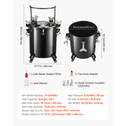 Load image into Gallery viewer, SucceBuy Spray Paint Pressure Pot Pressure Pot Paint Sprayer Spray Guns Central Pneumatic Sprays Gun for Furniture Car Fence - AMOCART
