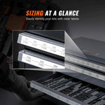Amocart Steel Drill Dispenser Organizer Cabinet Storage Drill Bit Dispenser Cabinet Three-Drawer Drill Bit Organizer Cabinet