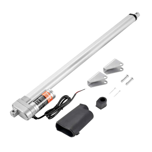 SucceBuy 12V Linear Actuator 3000N 500mm Waterproof IP65 Linear Motor 0.19