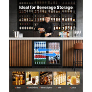 Charger l'image dans la visionneuse de galerie, Amocart 7.4/11.4 Cu. Ft Back Bar Cooler with LED Lighting Adjustable Shelves Low-E Glass Display Cooler for Beer Wine Drink
