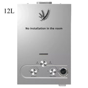 Load image into Gallery viewer, LPG Water Heater 6L 8L 10L 12L 16L 18L Gas Water Heater Tankless Stainless Steel Boiler Outdoor Camping Appliance
