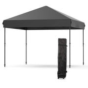 Load image into Gallery viewer, 10x10 ft Heavy Duty Pop Up Canopy Tent - Outdoor Gazebo with 210D Oxford Fabric, Rust-Resistant Frame, Quick Setup, 3 Adjustable Heights, UV Protection, Roller Bag, Weight Bags, Stakes, Guy Ropes
