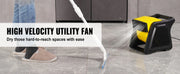 Charger l'image dans la visionneuse de galerie, Amocart Pivoting Utility Fan 600 CFM High Velocity Floor Blower 300° Blowing Angle Air Mover for Drying Cooling Ventilating
