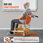 Bild in Galerie-Viewer laden, Amocart 350lbs EMS Stair Climbing Chair Foldable Stair Wheelchair Ambulance Firefighter Evacuation Use for Elderly Disabled
