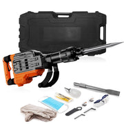 Load image into Gallery viewer, SucceBuy Demolition Jack Hammer 3500W Concrete Breaker 2pcs Chisel Gloves for Trenching 1900 BPM Heavy Duty Electric Jack Hammer
