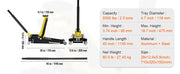 Load image into Gallery viewer, Amocart Car Jack 1.5-3T Floor Jack Aluminum&amp;Steel Racing Jack W/ Single Pistons Quick Lift Pump Tire Change Lifting Repair Tool
