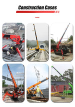Customized Crawler Telescopic Boom Spider Crane with Hydraulic Remote Control，with Long Arm Fly Jib