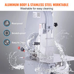 Amocart Commercial Electric Meat Bone Saw Machine 1500W Stainless Steel Blade Bone Bandsaw Machine Workbench Countertop Bone