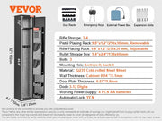 Bild in Galerie-Viewer laden, Amocart 3-8 Rifles Gun Safe w/ Digital Keypad &amp; Lock Gun Storage Cabinet with Removable Storage Shelf for Home Long Gun Pistols
