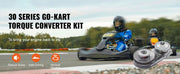 Bild in Galerie-Viewer laden, Amocart Go-Kart Torque Converter Go-Kart Clutch Kit Series Asymmetrical Driver Pulley Replacement with Drive Belt  Small Engine
