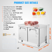 Load image into Gallery viewer, Amocart Commercial Frozen Refrigerator Sandwich Salad Prep Table 7.4Cu.Ft Food Prep Frost Free Refrigerator for Restaurant
