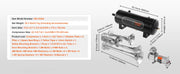 Charger l'image dans la visionneuse de galerie, Amocart Train Horns Kit 4 Trumpet Air Horn Kit 150dB Train Horns 12V Air Compressor with 3/6/10L Tank, for Pickup Trucks Train
