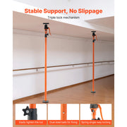 Load image into Gallery viewer, SucceBuy 2/4 Pack Cabinet Jack Support Pole 49-114in Steel Telescopic Support Rod Adjustable 3rd System for Lifting Drywall - AMOCART
