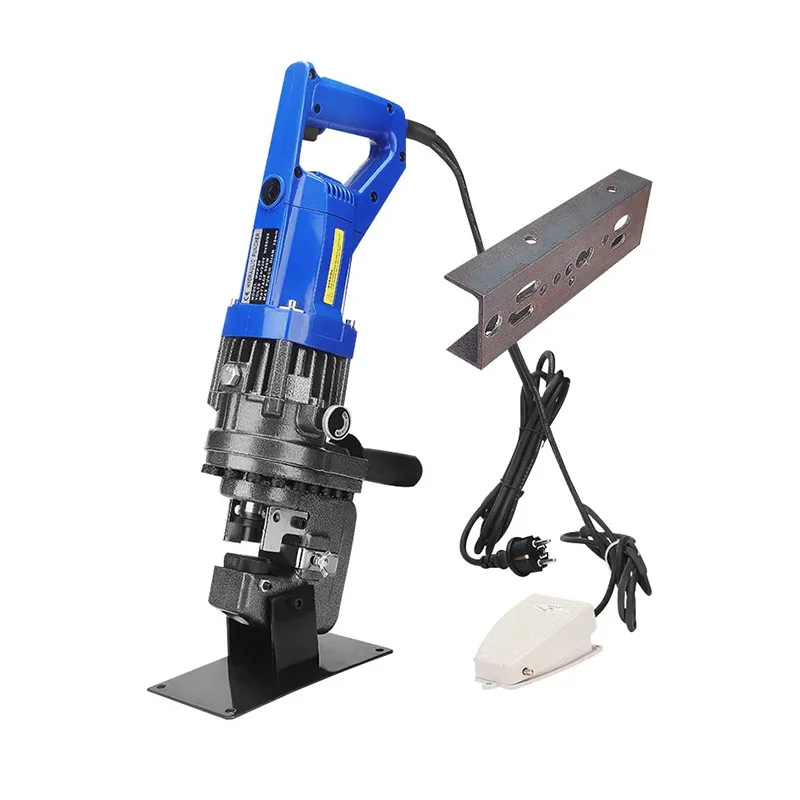 MHP20 Portable Electric Punching Machine Hydraulic Small Angle Iron Channel Steel Copper And Aluminum Plate Punching Machine