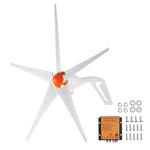 Amocart Wind Turbine Generator 12V 500W/800W Wind Turbine Kit Wind Power Generator with MPPT Controller Suitable for Home Farm