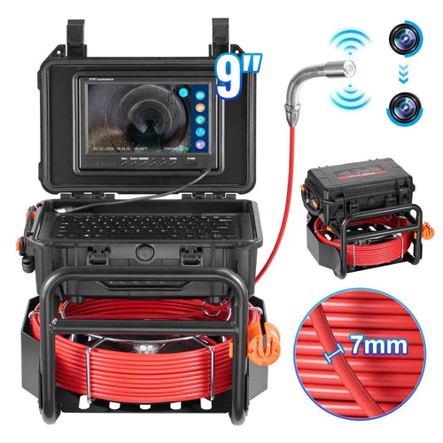 SucceBuy Sewer Camera 30m/50m/70m Drain Pipe Inspection Camera with 512Hz Transmitter 9