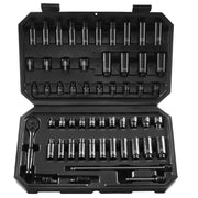 Load image into Gallery viewer, SucceBuy Drive Impact Socket Set Deep Shallow Socket Set CR-V Alloy Steel Auto Repair Easy-to-Read Size Markings Storage Case
