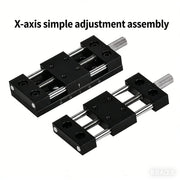 Load image into Gallery viewer, High Precision Manual Slide Table - 1D/2D X-Axis Linear Screw Displacement Stage for Experiments

