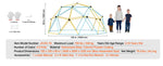 Amocart Climbing Dome 6/8/10/12FT Geometric Dome Climber Hammock Swing Jungle Gym Climbing Grip Outdoor Backyard Play Equipment