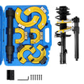 SucceBuy Strut Spring Compressor Macpherson Strut Spring Compressor Kit Interchangeable Fork Strut Coil Extractor Remover Tool