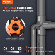 Bild in Galerie-Viewer laden, SucceBuy Articulating Borescope Camera w/ Light Two-way Articulated Endoscope Inspection with 6.4mm Tiny Lens 5"IPS 1080P Screen
