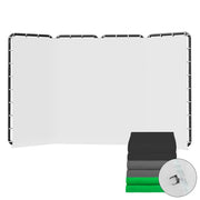 Load image into Gallery viewer, SH 240x400cm Background Stand Frame With Photography Green Screen Backdrops Photography Background For Living Video Recording
