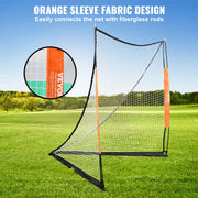 Load image into Gallery viewer, SucceBuy 6' x 6' Lacrosse Goal Lacrosse Net Lacrosse Goal with Carry Bag Fiberglass Rod Backyard Lacrosse Training Equipment - AMOCART
