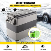 Load image into Gallery viewer, SucceBuy 20L 22L 35L 45L 55L Car Refrigerator Mini Fridge Freezer Portable Compressor Cooler 12/24V DC 110-240V Ice Box

