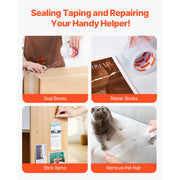 Bild in Galerie-Viewer laden, SucceBuy 6/24 Rolls 7.6CM 70M High Viscosity Clear Adhesive Tape Transparent Packaging Tape for Office Wrapping Express Packing
