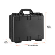 Load image into Gallery viewer, Amocart Hard Pistol Case Hard Gun Case with XPE Foam Lining Waterproof Pistol Box with Customizable Interior for Gun Lenses
