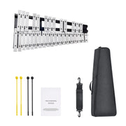 Charger l'image dans la visionneuse de galerie, SucceBuy 32 Note Glockenspiel Xylophone Bell Kit Percussion Instrument with Mallets Drum Sticks Carrying Bag for Adults Students
