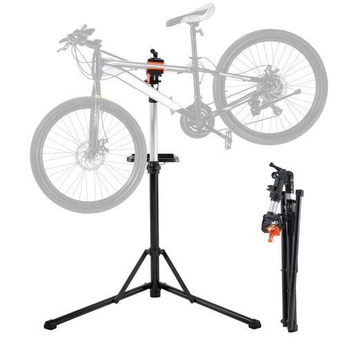 Amocart Bike Repair Stand 66 lbs Heavy-duty Aluminum Bicycle Repair Stand Adjustable Height Bike Maintenance Workstand Foldable