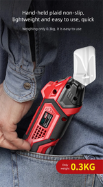 Cordless Electric Scissors 2 Blades Portable 4V Shears for Fabric Cloth Leather Cardboard Carpet DIY USB Cutting Tool 11000RPM
