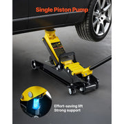 Charger l'image dans la visionneuse de galerie, Amocart 2.5T Floor Hydraulic Jack Pneumatic Low Profile Floor Jack Heavy-Duty Steel Floor Jacks with Single Piston Lift Pump
