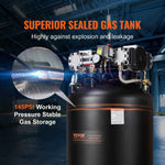 Amocart 80 Gallon Air Compressor 6.5HP 145PSI Oil Free Air Compressor Ultra Quiet Compressor for Industrial Sites Auto Repair