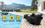 Amocart Swimming Pool Pump 110V/220V 5544GPH Powerful Self-priming for In/Above Ground Pool Water Circulation Strainer Basket