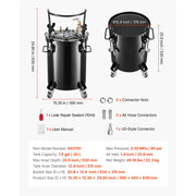 Load image into Gallery viewer, SucceBuy Spray Paint Pressure Pot Pressure Pot Paint Sprayer Spray Guns Central Pneumatic Sprays Gun for Furniture Car Fence - AMOCART
