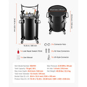 Load image into Gallery viewer, Amocart Spray Paint Pressure Pot Pressure Pot Paint Sprayer Spray Guns Central Pneumatic Sprays Gun for Furniture Car Fence
