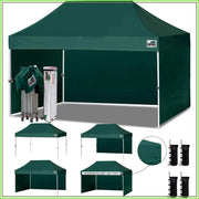 Load image into Gallery viewer, 10x15 Pop Up Canopy Tent, Commercial Gazebo with 4 Walls, UV &amp; Water Resistant, Heavy Duty Outdoor Shelter
