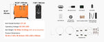 Amocart 8KW Diesel Air Heater DC12-24V Parking Heater with Remote Control Digital Display Low Noise Voice Announcement for RV